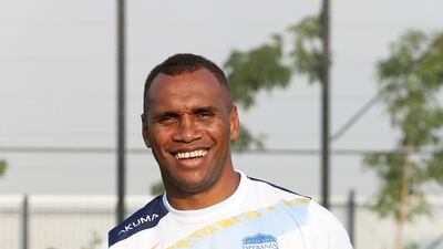 Former Fiji captain Osea Kolinisau at Royal Grammar School Guildford Dubai on Tuesday, November 30.