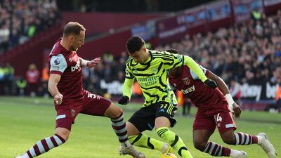 Played Saka onside ahead of Arsenal attacker running through on goal and being brought down by keeper for first-half penalty. Struggled against Martinelli when Brazilian hit full pace. AFP