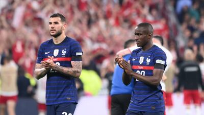 France lost to Denmark 2-1 at the Stade de France. AFP