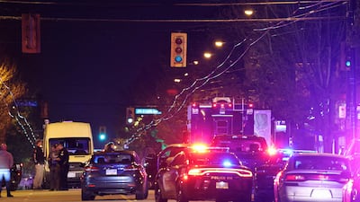 Police work at the scene of Vancouver's Lapu Lapu Day Block Party after the tragedy in which nine people died. Reuters