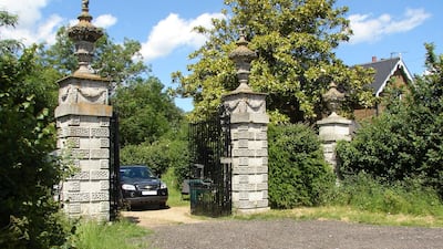 The gates of Stanwell Place in 2014.