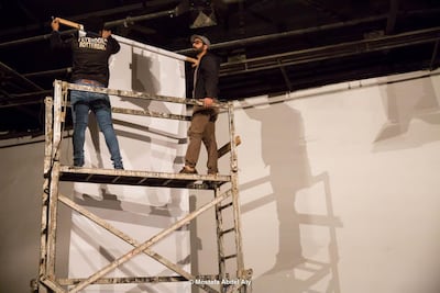 As part of the programme, the interns from Tawasol are trained to run a smooth stage show. Courtesy D-Caf