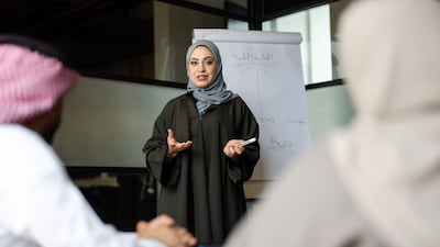 The GCC’s affluent women are taking a strategic approach to wealth accumulation, engaging in diverse financial activities. Getty Images