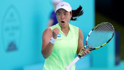 Indonesian player Janice Tjen entered the top 50 WTA rankings inside two years. Chris Whiteoak / The National