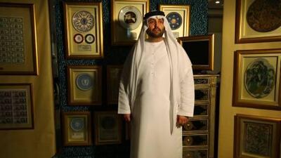 Suhail Al Zarooni, inventor, collector, businessman. Amy Leang / The National