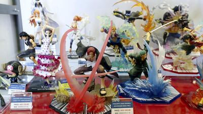 Anime is popular in the region due to streaming and dubbing. Chris Whiteoak / The National