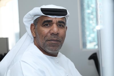 Emirati Nasir Hassan, who lives in Dubai, plans to travel to Qatar to support the UAE in the knockout rounds. Photo: Nasir Hassan