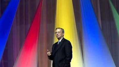 Eric Schmidt will sell 3.2 million Google shares of Class A common stock through a stock trading plan. AP Photo / Peter Dejong