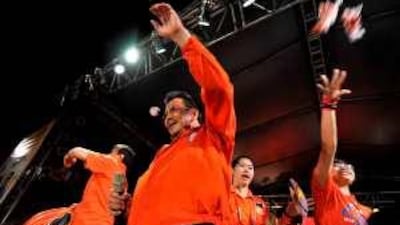 Joseph Estrada, the former Philippine president, now occupies second place in public opinion surveys on tomorrow's president elections.