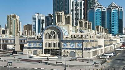 A photograph of the Blue Souk by architect Michael Lyell in Sharjah, taken by Marco Sosa in 1978 that will be featured in Lest We Forget at the National Pavilion of the UAE at La Biennale di Venezia. Marco Sosa / National Pavilion UAE