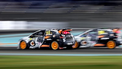 Cyril Raymond races in the World RX Q2 during the FIA World RallyCross Championship.