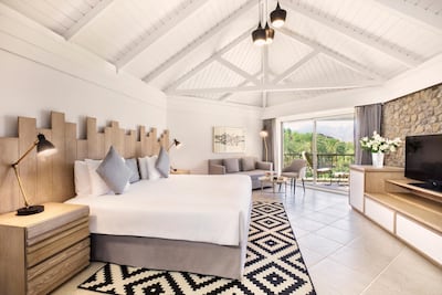 JA Hatta Fort Hotel - Deluxe Mountain View Room. Courtesy JA Resorts & Hotels