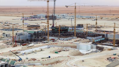 The UAE outlines the progress of its nuclear programme at the annual conference of the International Atomic Energy Agency in Vienna, assuring the nuclear watchdog that safety will not be compromised at the Barakah power plant. Courtesy Emirates Nuclear Energy Corporation