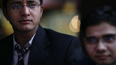 Diyendu Rauthan, a university student, left, has been using a skin lightening cream for two years despite doubts it can deliver on its promise.