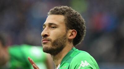 Borussia Monchengladbach's Fabian Johnson celebrates scoring in their Bundesliga win over Hoffenheim on Saturday. Daniel Roland / AFP / November 28, 2015