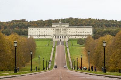 Stormont Estate in Belfast. Northern Ireland's power-sharing government has not been functioning for the past year due to the Protocol impasse. PA