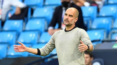 Manchester City manager Pep Guardiola has less than a year to go on his current contract. Reuters