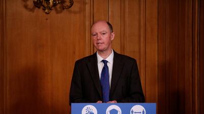 England's Chief Medical Officer Professor Chris Whitty has warned of a fresh surge of Covid-19 next winter. Reuters