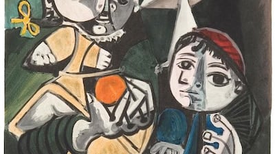 Picasso’s Mère Aux Enfants à L’Orange