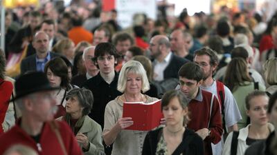 The Frankfurt International Book Fair is the largest publishing industry gathering of the year. Courtesy Peter Hirth