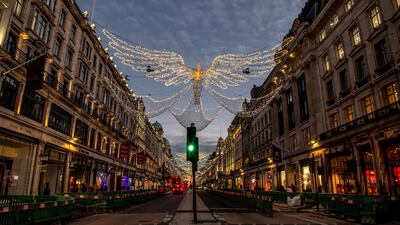 Regent Street, Christmas 2020. Rob Greig for The National