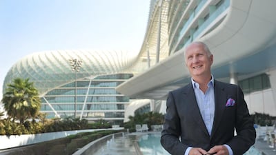 Andrew Humphries is the general manager of Abu Dhabi’s Yas Viceroy Hotel. Delores Johnson / The National