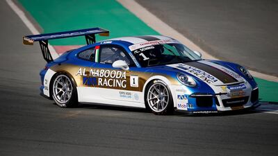 Clemens Schmid has returned from injury and will join Ahmad Al Harthy of Oman in competing for Al Nabooda Racing in the Porsche GT3 Cup Challenge Middle East. Courtesy Al Nabooda Racing