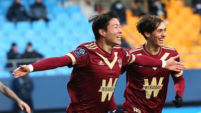 LIGUE 1 TOP SCORERS 2021/21: =8) Ui-jo Hwang (Bordeaux) Nine goals in 18 games. AFP