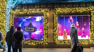 The holiday window displays presented by Manhattan's department stores attract thousand of visitors every year and are free. AP