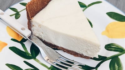 Lynn Hazim's creamy cheesecake. Photo: Lynn Hazim / No Soup For You