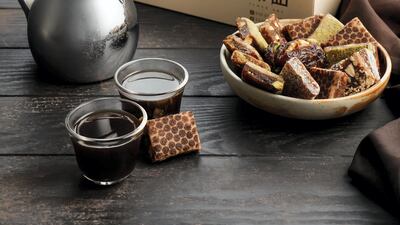 Home-grown brand Tamer Art gives local dates an artistic touch.