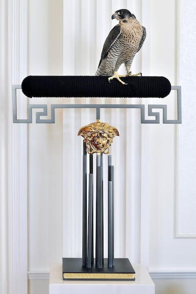 Falcon at Palazzo Versace Dubai. Courtesy Palazzo Versace Dubai