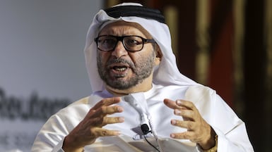Dr Anwar Gargash, diplomatic adviser to UAE President Sheikh Mohamed. Victor Besa / The National
