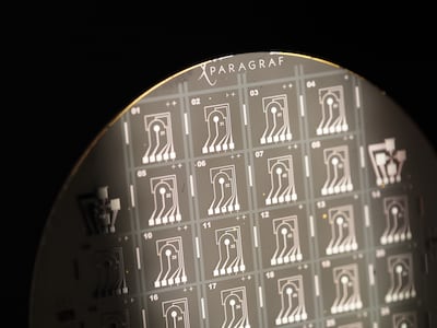 Paragraf's graphine chips. Photo: Paragraf