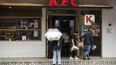Customers at a KFC restaurant in Shanghai. The chain is more popular than McDonald's in China. One explanation is that the leadership at KFC adapted better to the requirements of the culture. Bloomberg