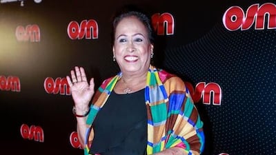 Hayat Al-Fahad at an event in Dubai. Victor Besa / The National