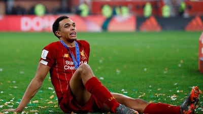 Liverpool's Trent Alexander-Arnold after the match. Reuters