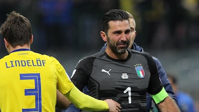 Having retired from international football, Gianluigi Buffon will now focus on winning Juventus titles. Marco Luzzani / Getty Images
