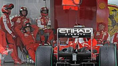 The Ferrari team say they will turn their attention towards next year's car.