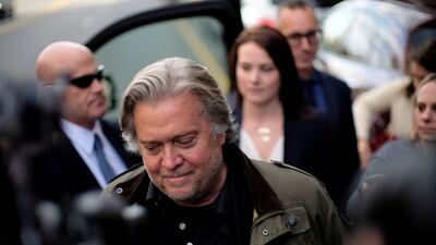 Former White House chief strategist Steve Bannon was charged with one count for his refusal to appear for a deposition and another for failure to provide documents related to the investigation. Reuters