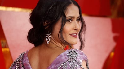 Salma Hayek got up on stage on Sunday night to salute the trailblazers who broke through "the biased perceptions against their gender, their race and ethnicity to tell their stories". Reuters