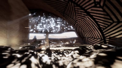 Inside one of the resort's guest rooms. Courtesy Jean Nouvel