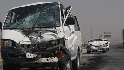 Driving habits have become so bad that a cleric recently felt the need to release a fatwa against violators of traffic laws. Mike Young / The National