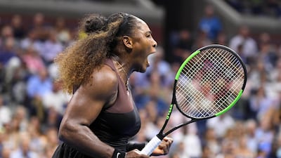 Williams screams during the quarter-final match. Danielle Parhizkaran / USA Today Sports