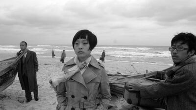 Zhulinqixian Part 4 - a still from Yang Fudong's film