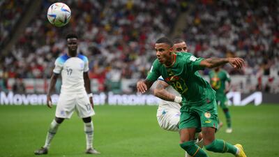 Ismail Jakobs 5 - Defended well and was aware of overlapping runs from Walker, but he was caught napping by Saka who snuck in front of him to score England’s third. AFP