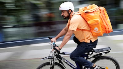 "The first few days were exciting but difficult," he said, describing the challenge of learning to cycle in the city. Reuters
