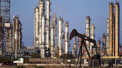 The US benchmark West Texas Intermediate contract slipped to near 12-year lows at US$33.72 per barrel in January. Eddie Seal / Bloomberg