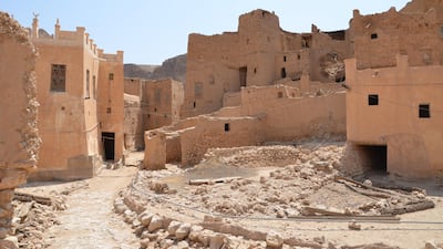 Years of heavy rain, erosion and a lack of upkeep have left most homes in ruins. Courtesy Saeed Al-Batati