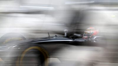 Kevin Magnussen of Denmark and McLaren makes a pit stop during the Hungarian Formula One Grand Prix at Hungaroring on July 27, 2014 in Budapest, Hungary. Mark Thompson/Getty Images